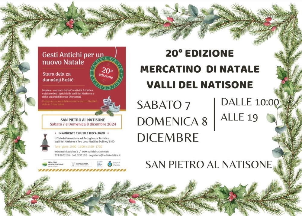 MERCATINO DI NATALE DELLE VALLI DEL NATISONE