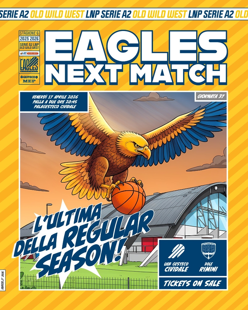 UEB Cividale vs Dole Basket Rimini, ultima partita della regular season per le Aquile